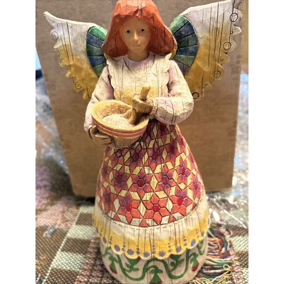 JIm Shore "Angel of Contentment" Figurine, 2002, C108923, Heartwood Creek - Picture 1 of 5